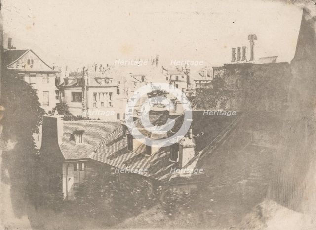 [Paris Rooftops], 1841. Creator: Hippolyte Fizeau.