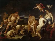 Paris's Judgement, 1681. Creator: Luca Giordano