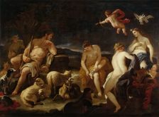 Paris's Judgement, 1681. Creator: Luca Giordano