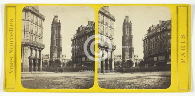 Paris, Tour St. Jacques, 1850/1880. Creator: Unknown.