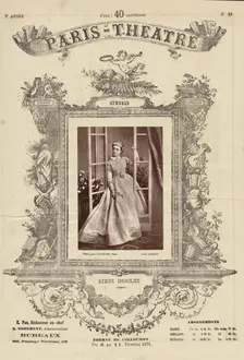 Paris Theatre: Aimee Desolee, 1874. Creator: Alphonse J. Liébert