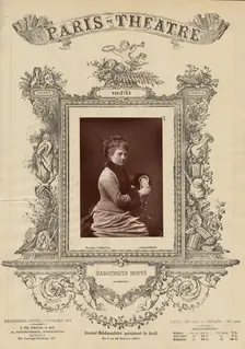 Paris Theatre: Marguerite Donve, 1877. Creator: Alphonse J. Liébert