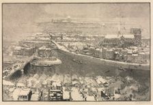 Paris under Snow, 1890. Creator: Auguste Louis Lepère (French, 1849-1918)