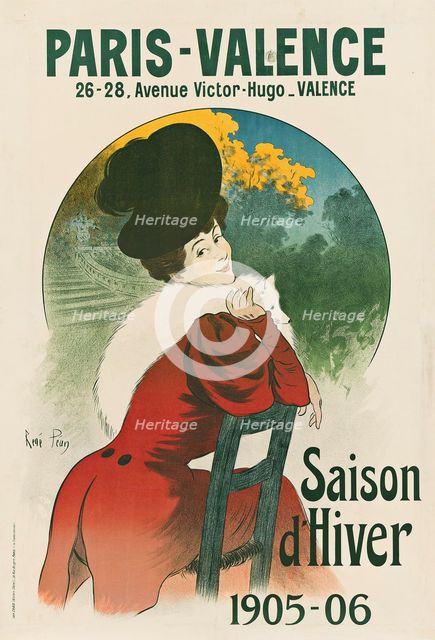 Paris - Valence. Saison d'Hiver, 1905. Creator: Rene Pean.