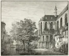 Parish Church at Boppard on the Rhine, 1822. Creator: Domenico Quaglio II