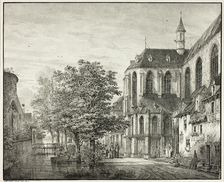 Parish Church at Boppard on the Rhine, 1822. Creator: Domenico Quaglio II