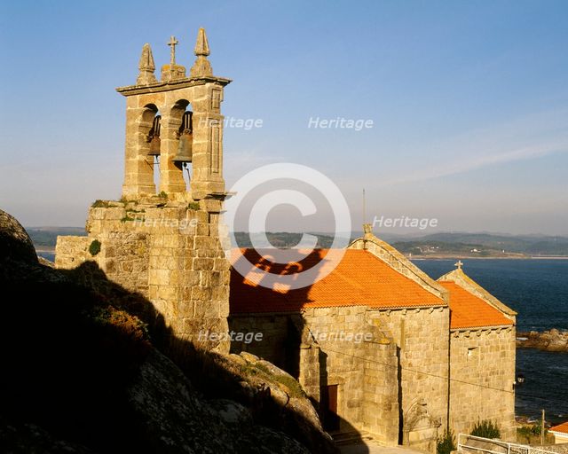 Parish Church of Santa Maria, Muxia, La Coruña province, Galicia, Spain, 14th century, (2001). Creator: LTL.