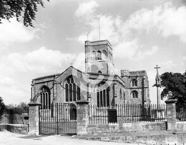 Parish Church of St Mary, Wedmore, Somerset, c1955.  Creator: Arthur Charles Kirby Ware.