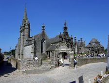 Parish close, Guimiliau, Brittany, France