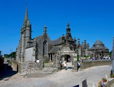 Parish close, Guimiliau, Brittany, France. Creator: Peter Thompson