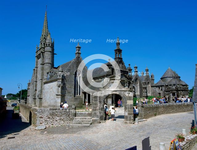 Parish close, Guimiliau, Brittany, France. Creator: Peter Thompson.