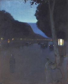 Parisian Boulevard, 1898-1901. Creator: Pichot, Ramon (1871-1925)