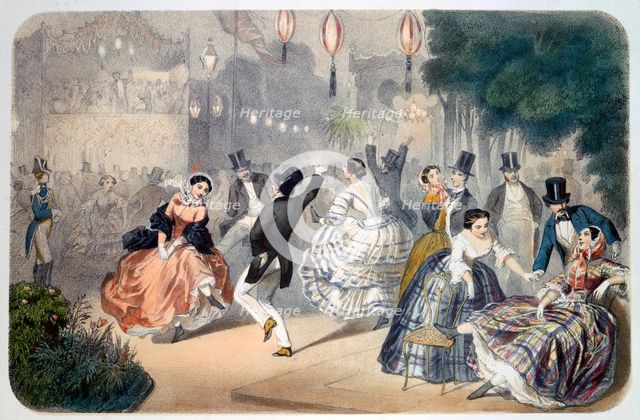 'Parisian Evening', c1845-1890. Artist: Henri de Montaut