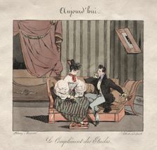 Parisian Occasions: The Complement of the Students. Creator: Henry Bonaventure Monnier (French, 1805-1877)