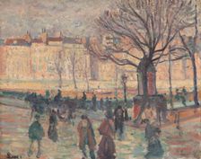 Parisian landscape. Banks of the Seine. Creator: Maximilien Luce
