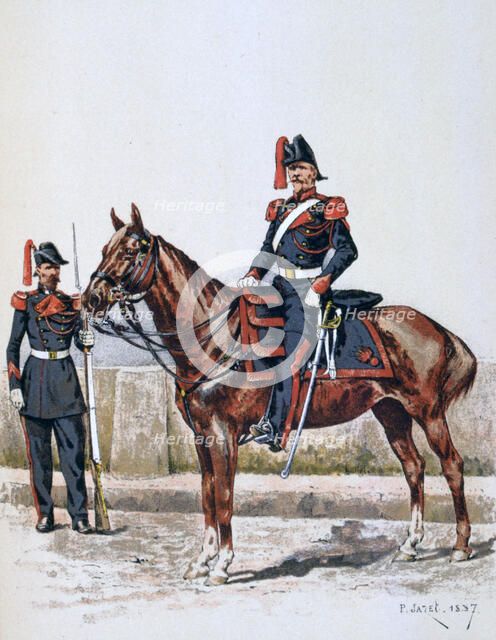 Parisian Republican Guard, 16 May 1848 - 1 Febuary 1849 (1887). Artist: A Lemercier