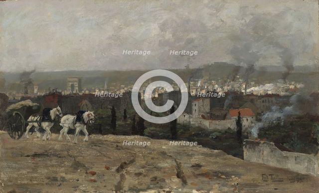 Parisian View, 1879. Creator: Frits Thaulow.