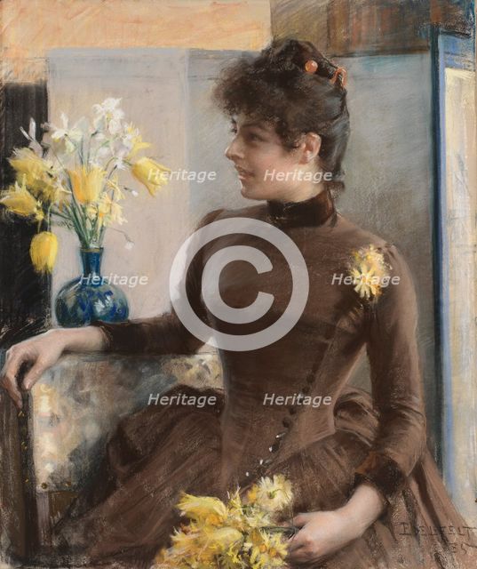 Parisienne, 1885. Creator: Albert Edelfelt.