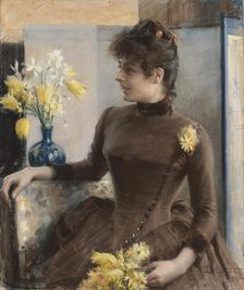 Parisienne, 1885. Creator: Albert Edelfelt