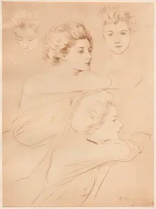 Parisienne, 1898. Creator: Paul César Helleu (French, 1859-1927); Imprimerie Champenois