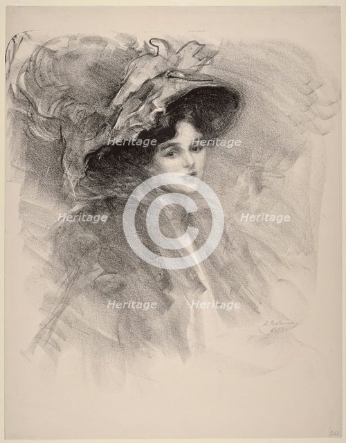 Parisienne, first half of the 20th century. Creator: Albert de Belleroche.