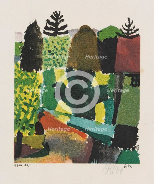 Park, 1914. Creator: Klee, Paul (1879-1940).