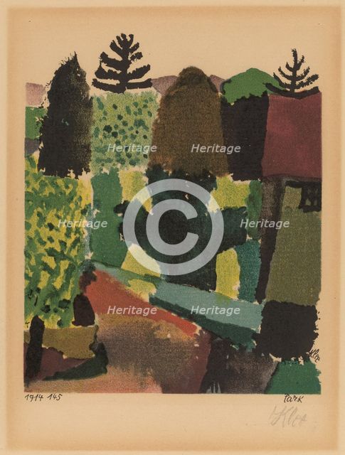 Park, 1920. Creator: Paul Klee.