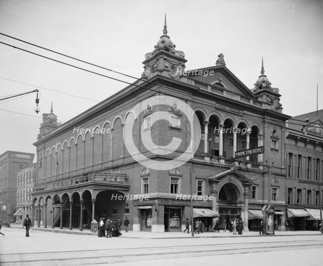 Park Theatre, Indianapolis, Ind., between 1900 and 1905. Creator: Unknown.
