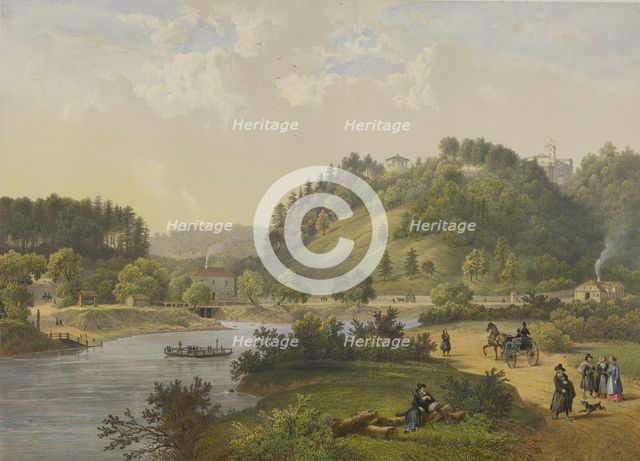 Park Verkiai (Werki) near Vilnius, 1847.