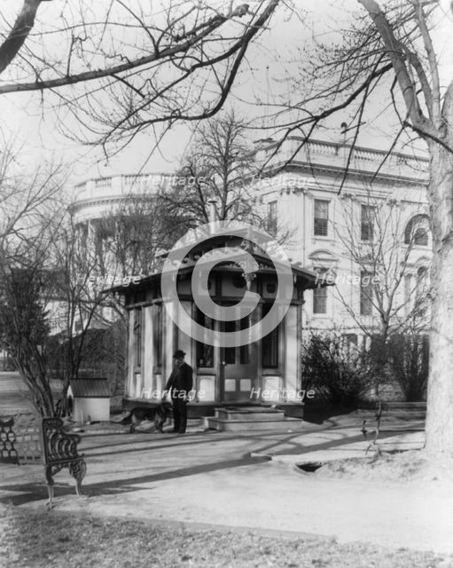 Park watchman's lodge at the White House, n.d.. Creator: Frances Benjamin Johnston.