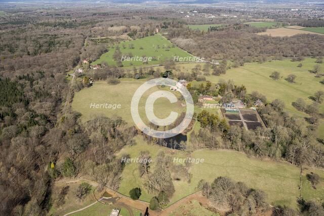 Park around Forest Lodge, Windsor Great Park, Berkshire, 2018. Creator: Historic England Staff Photographer.