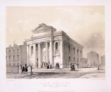 Park Chapel, Camden Town, London, c1850. Artist: Edwin Thomas Dolby