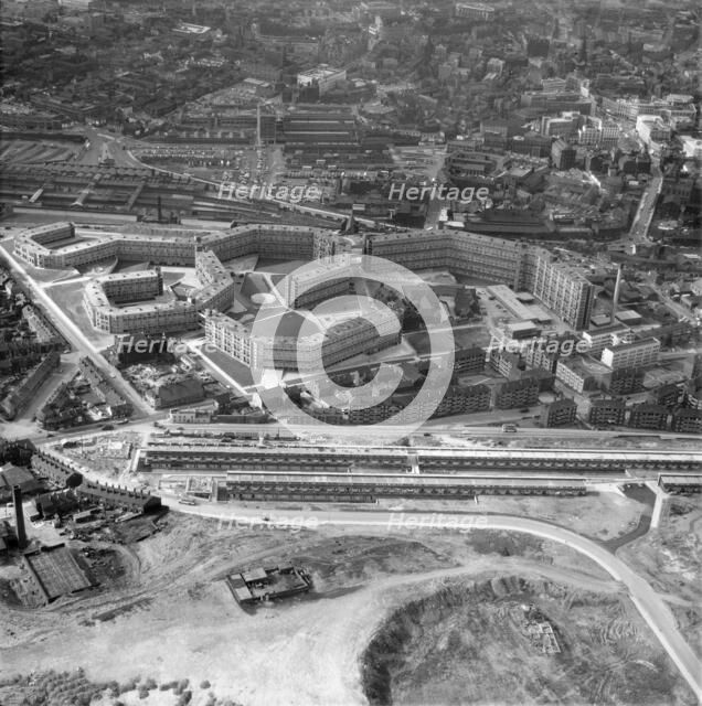 Park Hill Estate, Sheffield, South Yorkshire, 1961. Artist: Aerofilms.