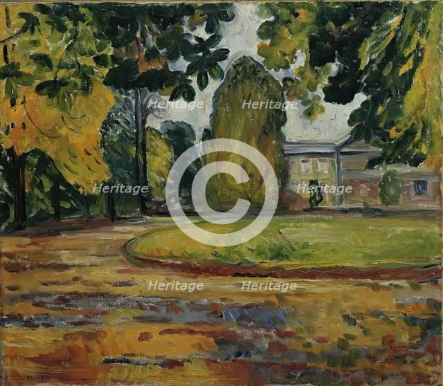 Park in Kösen, 1906. Creator: Edvard Munch.