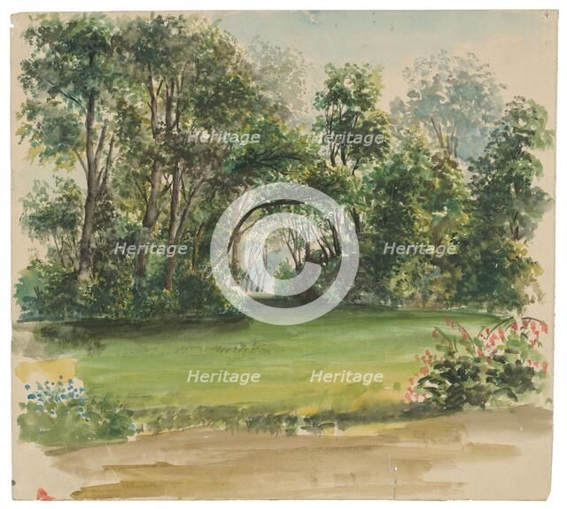 Park in Strazky, 1870/1880. Creator: Ladislav Mednyanszky.