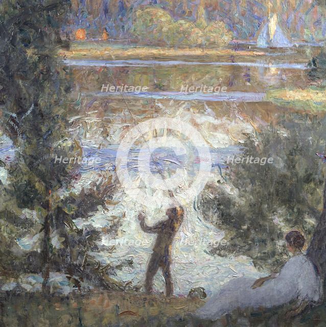 Park Landscape, Tyresö, 1910. Creator: Sven Richard Bergh.