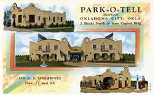 Park-O-Tell motel, Oklahoma City, Oklahoma, USA, 1930