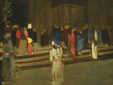 Park of Saint Cloud, Entrance, 1906. Artist: Kandinsky, Wassily Vasilyevich (1866-1944)