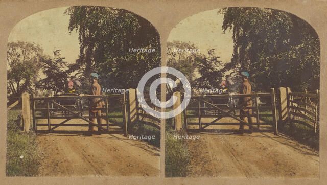 Park Scene., 1857-1859. Creator: William Morris Grundy.