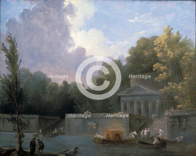 Park Scene, 18th century. Creator: Hubert Robert.