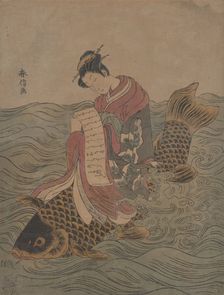 Parody of a Chinese Immortal. Creator: Suzuki Harunobu