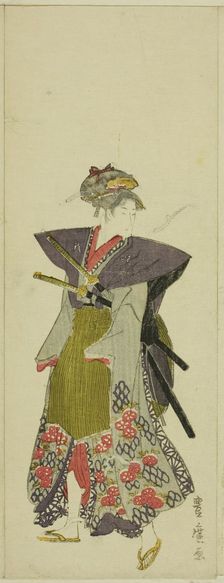 Parody of a daimyo procession, c. 1805/07. Creator: Utagawa Toyohiro