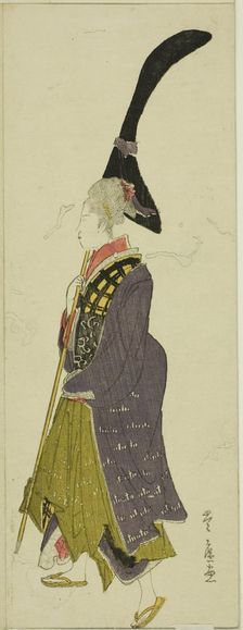 Parody of a daimyo procession, c. 1805/07. Creator: Utagawa Toyohiro