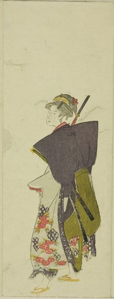 Parody of a daimyo procession, c. 1805/07. Creator: Utagawa Toyohiro