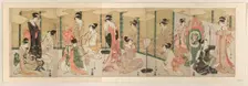 Parody of The Book of Joruri, c. 1789/1801. Creator: Hosoda Eishi