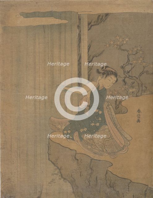 Parody of the Legend of Kyoyu and Sofu, 1764-72., 1764-72. Creator: Suzuki Harunobu.