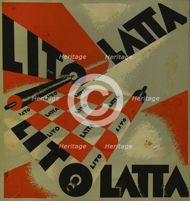 Parole in libertà, 1932. Creator: Marinetti, Filippo Tommaso (1876-1944).