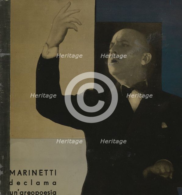 Parole in libertà, 1932. Creator: Marinetti, Filippo Tommaso (1876-1944).