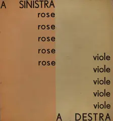 Parole in libertà, 1932. Creator: Marinetti, Filippo Tommaso (1876-1944)