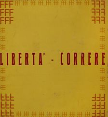 Parole in libertà, 1932. Creator: Marinetti, Filippo Tommaso (1876-1944)